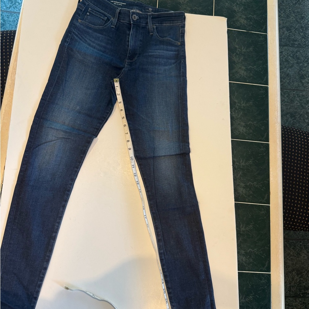 AG ADRIANO GOLDSCHMIED WOMANS HIGH RISE FARRAH SKINNY SIZE 26R - Picture 8 of 11